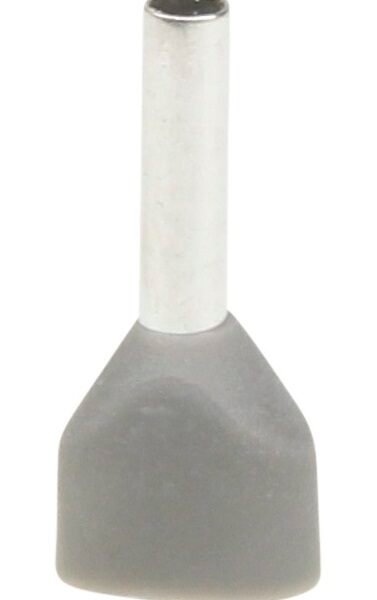 Boot Lace Pin Twin Grey 0.75 mm-8 mm len Pkt 100