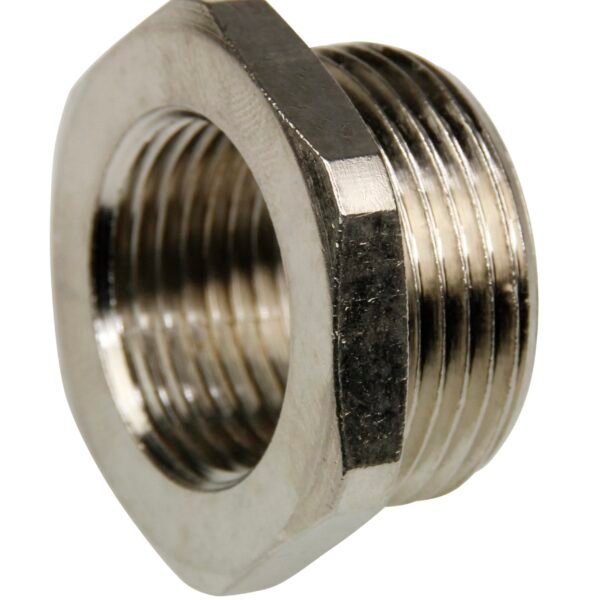 Reducer 32mm - 25mm Nickel plated brass