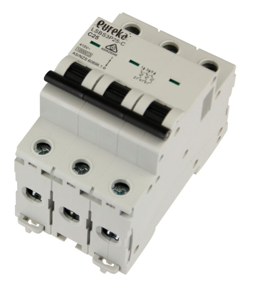 MCB EUREKA 3 Pole 40A C Curve 10kA