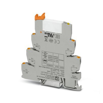Relayand Base Plc Ultra Slim 1P 24VAC/DC SPDT 6A