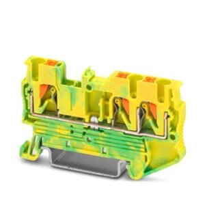 PT Terminal Single Level Earth 2.5mm Twin 1In/2OUT