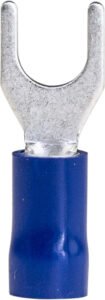 Spade Ter Blue 1.5-2.5mm 5mm Stud 27A 100 PKT