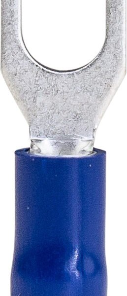 Spade Ter Blue 1.5-2.5mm  5mm Stud 27A 100 PKT