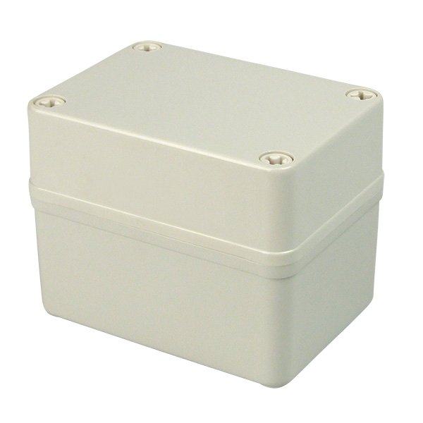Enclosure Poly Grey Body - Screwed lid 125x175x75