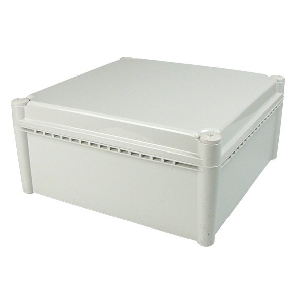 Enclosure Poly Grey Body - Screw lid 150x200x100