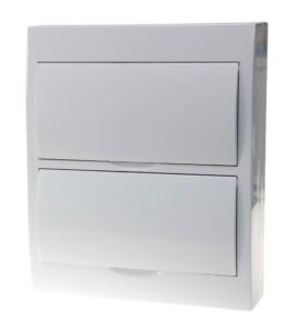 Load Centre 24 Pole Surface Mount Door White