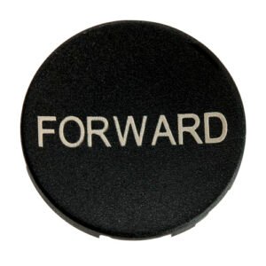 Button Plate for Pushbutton Stop Red