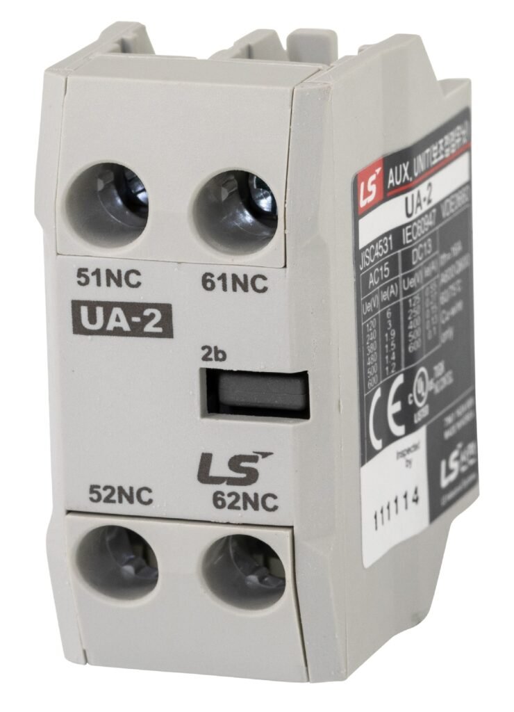 Aux Contact 2 x N/C Top Mount for MC9-MC150
