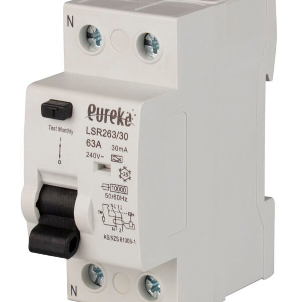 RCD EUREKA 2 Pole 63A 30mA Type A