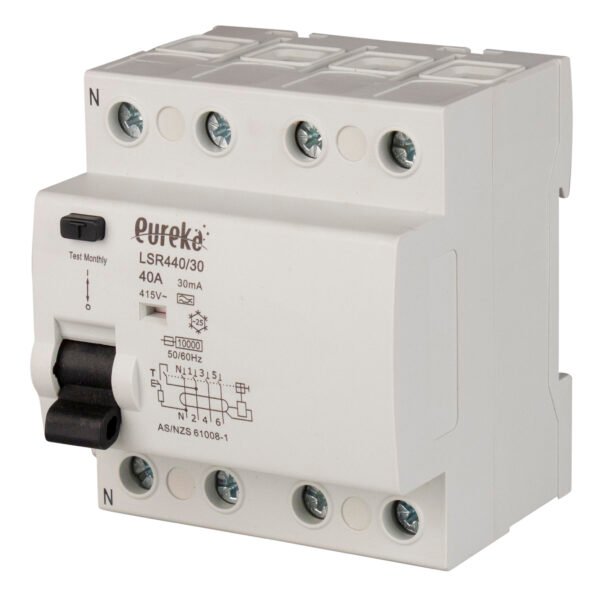 RCD EUREKA 4 Pole 63A 30mA Type A