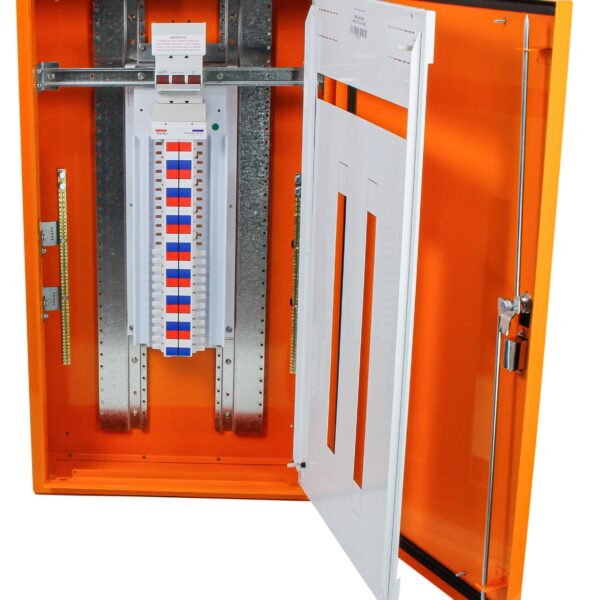 Distribution Board Orange 48 Pole 400A Main Switch