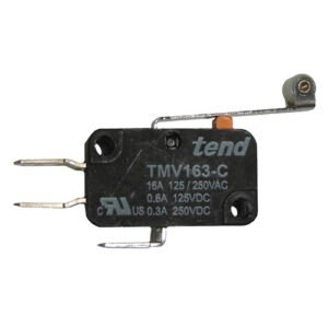 Compact Micro Switch 16A 14mm Roll Lever Actuator