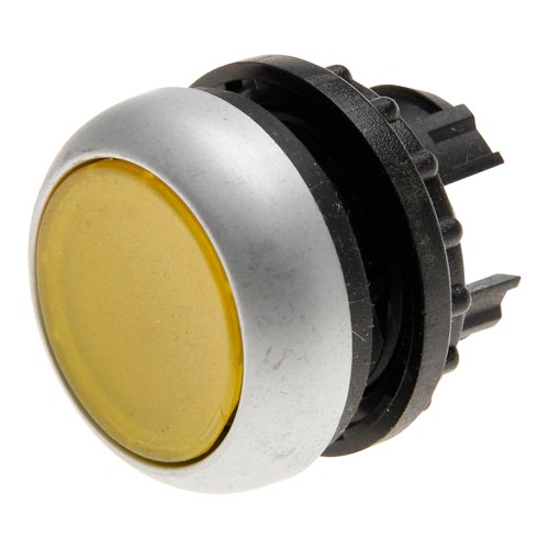 Pushbutton Illuminated Stay Put Yellow