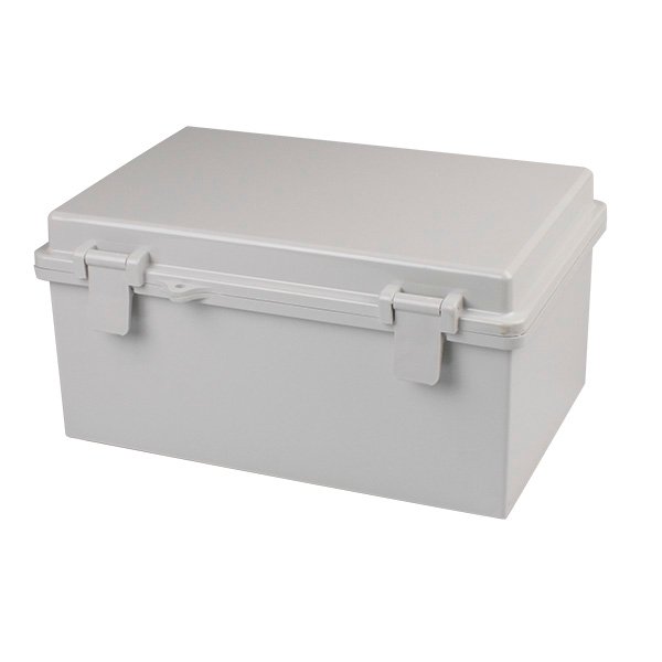 Enclosure Poly Grey  Body - Hinged lid 300x300X180