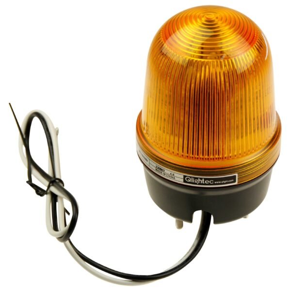 Warning Lite/Sound IP65 60mm Amber 80dB 12-24vdc