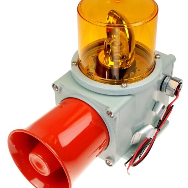 Warning lite/Sound HD IP66 Amber 24vdc Electronic