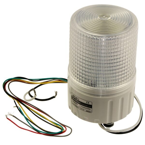 Warning Lite/Sound Tri Color IP44 80mm 90dB 24vdc