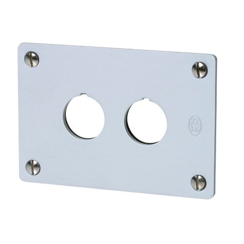 Flush Mounting Plate for Pushbuttons 4 Hole