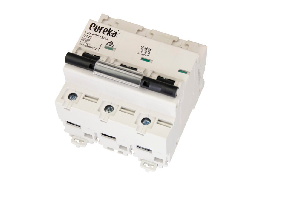 MCB EUREKA 3P 80A C Curve 10kA 27mm pitch