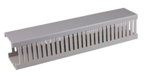Slotted Duct Small Finger with Grey Lid 25x80