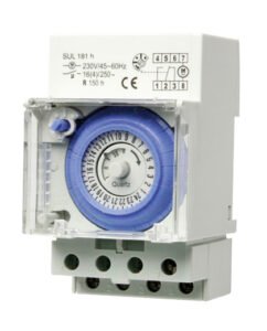 Time Clock Analogue 1 Channel 54mm 24Hr Battery