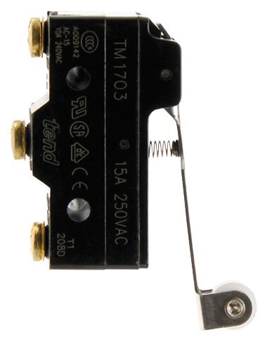 Micro Switch 15A 49mm Lever with Roller