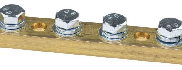 Earth Bars 165A 6 Pole with 6 x M10 Stud