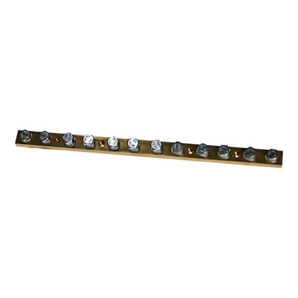 Earth Bars 165A 12 Pole with 12 x M10 Stud