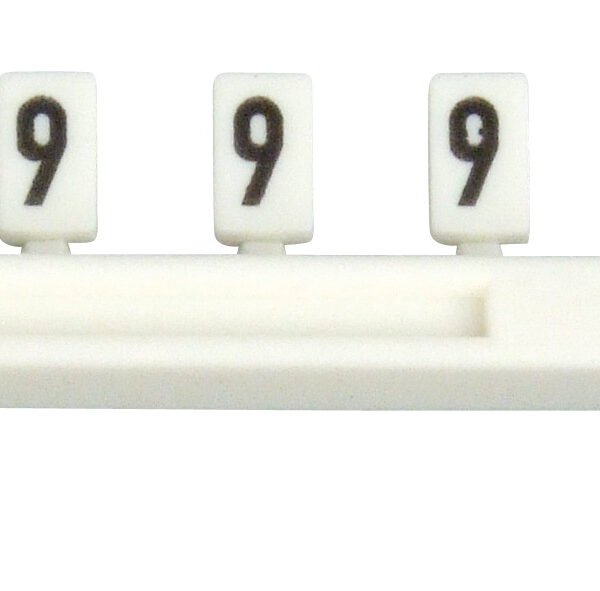 Terminal Label to suit TBN Range 4.0mm U-V-W-N