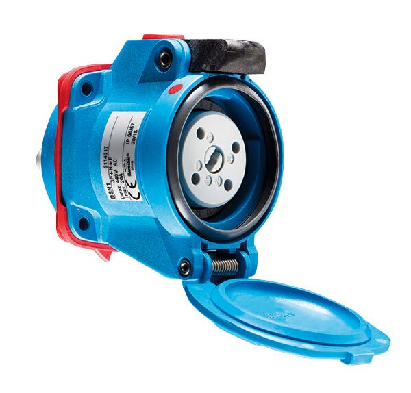 Socket Poly DSN3 32A 220-250V 1P+N+E Outlet
