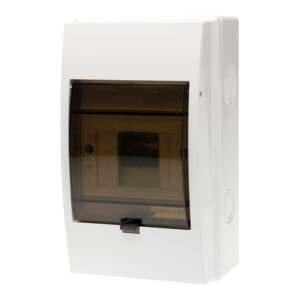 Load Centre 4 Pole Surface Mnt White 215x100x126
