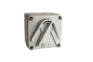 Isolator Enclosed IP66 1 Gang 20A Lockable