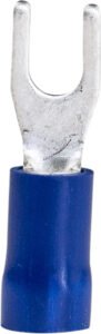 Spade Termi Blue 1.5-2.5mm 3.5mm Stu 27A 100 PKT