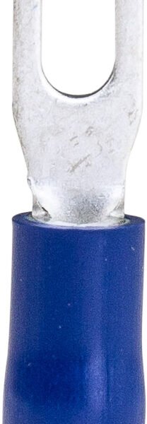 Spade Termi Blue 1.5-2.5mm  3.2mm Stu 27A 100 PKT