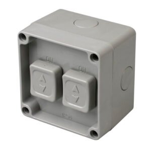 Light Switch - Enclosed IP56 2 Gang 20A
