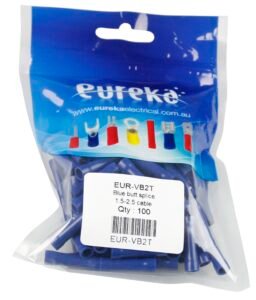 Butt Splice Blue 1.5-2.5mm 27A 100 PKT