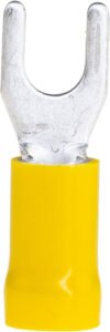 Spade Ter Yellow 2.5-6.0mm 5mm Stud 48A 100 PKT