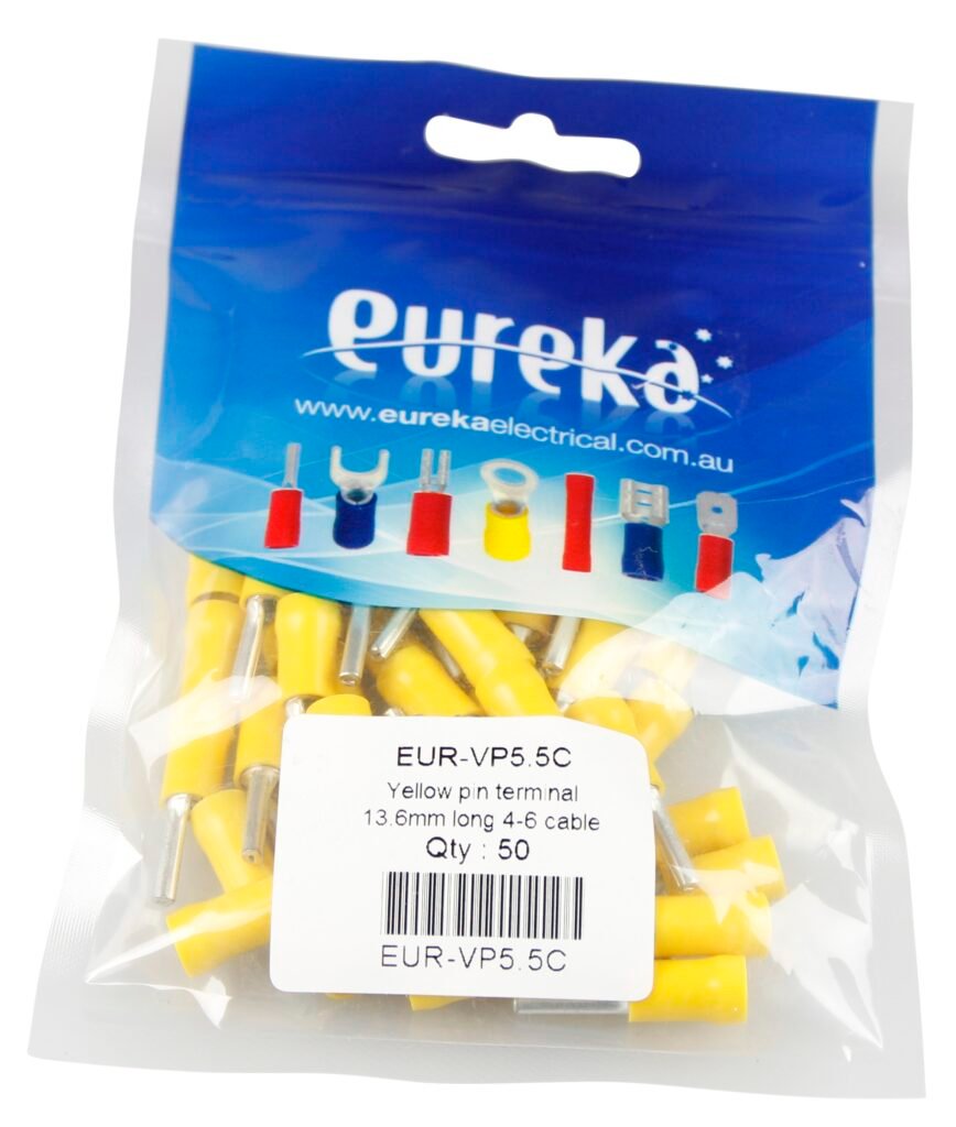 Wire Pin Yell 2.5-6.0mm 14mm Pin 48A 50 PKT