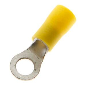 Ring Term Yellow 2.5-6.0mm 6mm Stud 48A 50 PKT