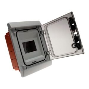 Door Mounting Kit 12 Pole Transparent IP65