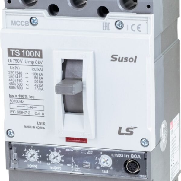 MCCB LS Electric 32-80A 50kA Electronic 3P