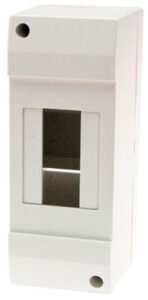 Enclosure MCB 2 Pole Plastic 130x60x52