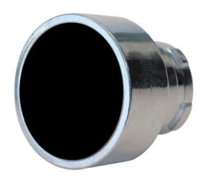 Pushbutton Black spring return