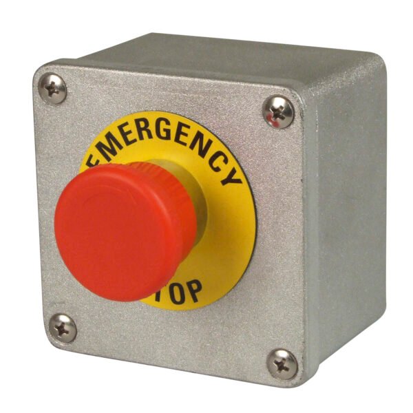 Control Station Aluminium Emergency Stop 1 N/C