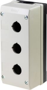 Pushbutton Enclosure Plastic 3 Hole