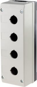 Pushbutton Enclosure Plastic 4 Hole
