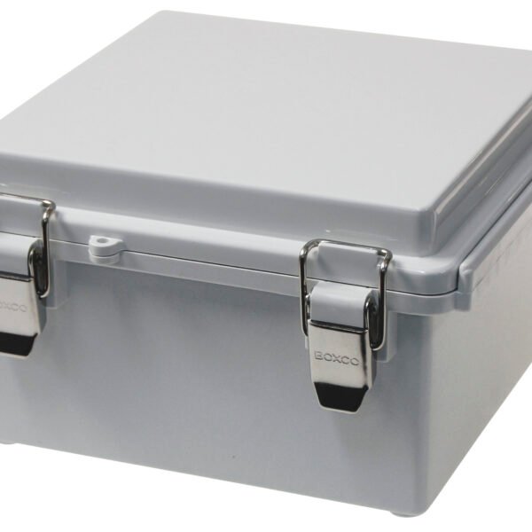Enclosure Poly Grey  Body - Hinged lid 150x150x90