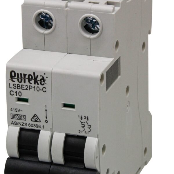 MCB EUREKA 1 Pole 2A D Curve 6kA