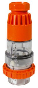 Straight Plug 5 Round Pin 10A 440V IP66