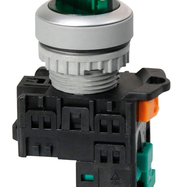 Selector Switch 2 po Ill 240V Short Green 1 N/O
